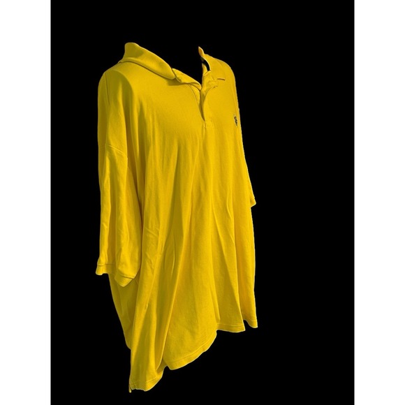 U.S. Polo Assn.‎ Luxury Feel Polo Shirt Mens 3XL Yellow Short Sleeve 100% Cotton - Picture 3 of 7